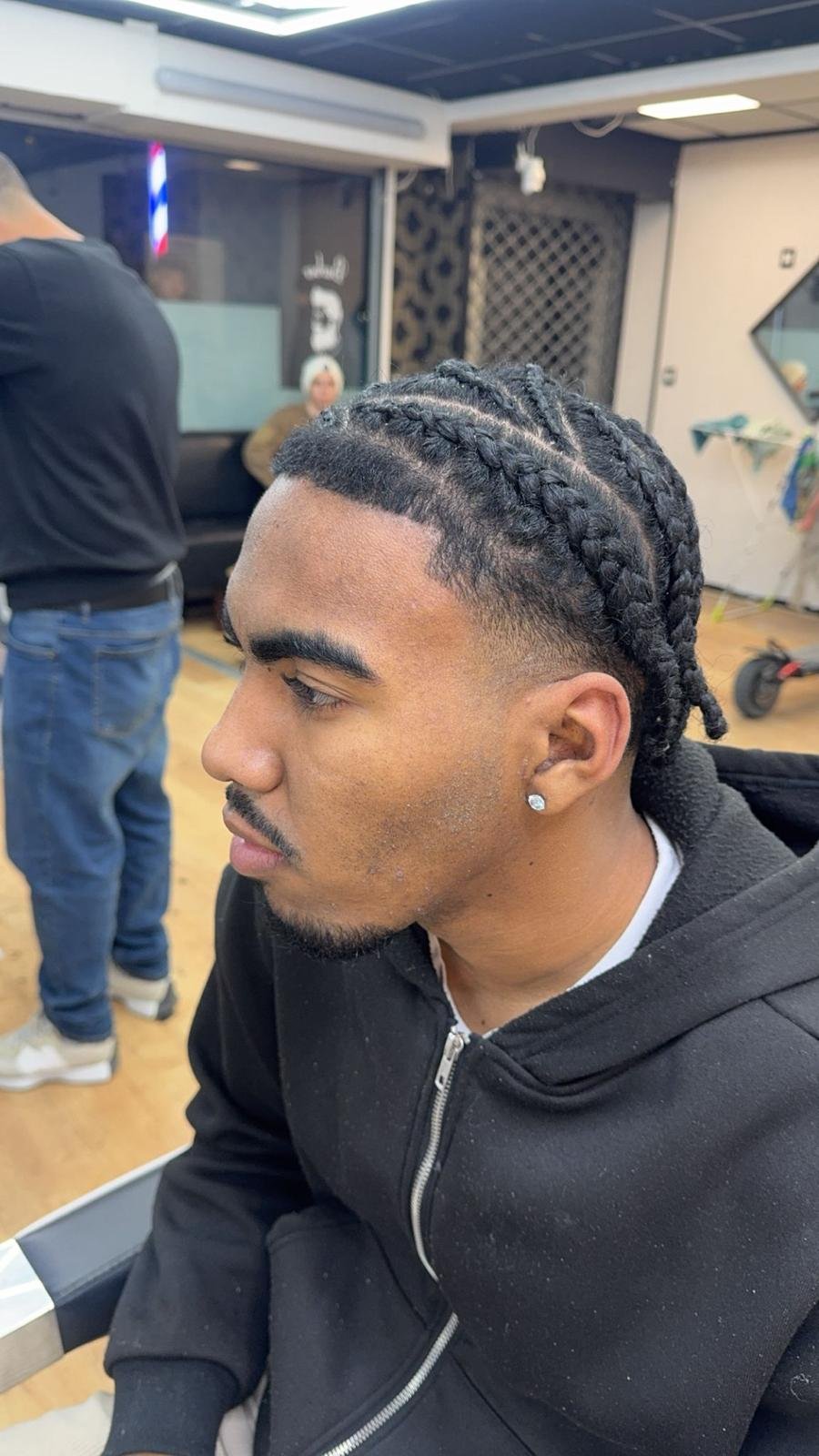 Tresses avec dégradé